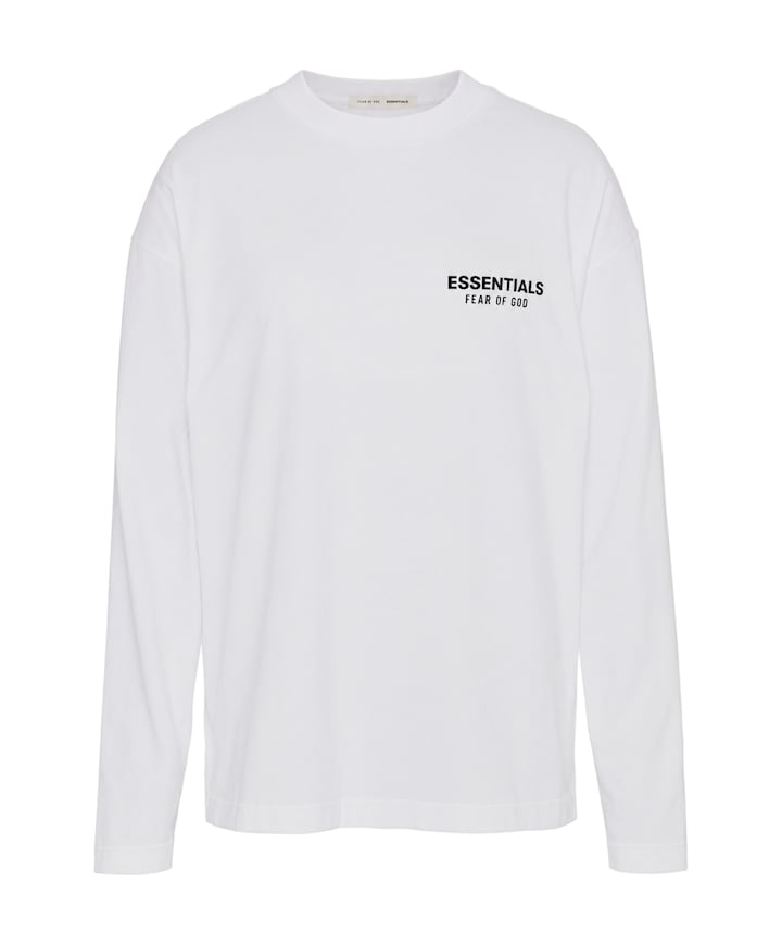Heren longsleeve wit