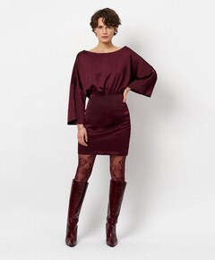 Jurk bordeaux