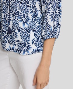 Dames blouse blauw