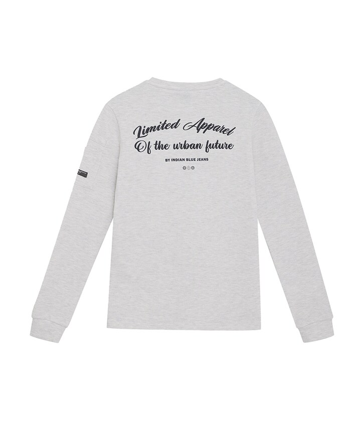 Jongens longsleeve grijs