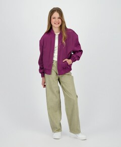 Meisjes jas bordeaux