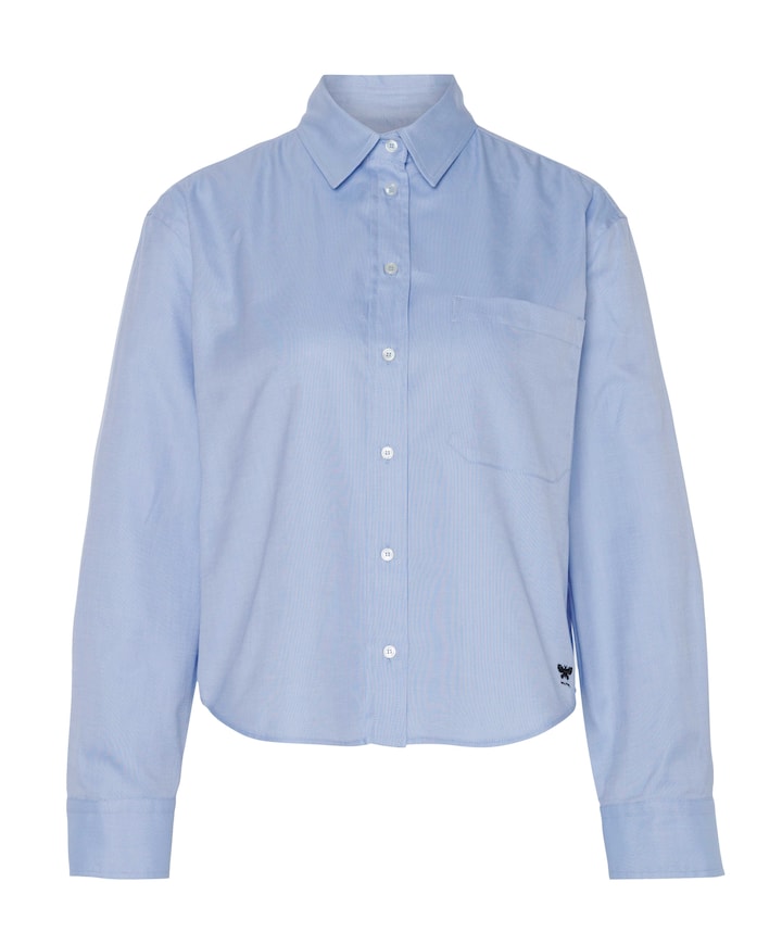 Dames blouse blauw