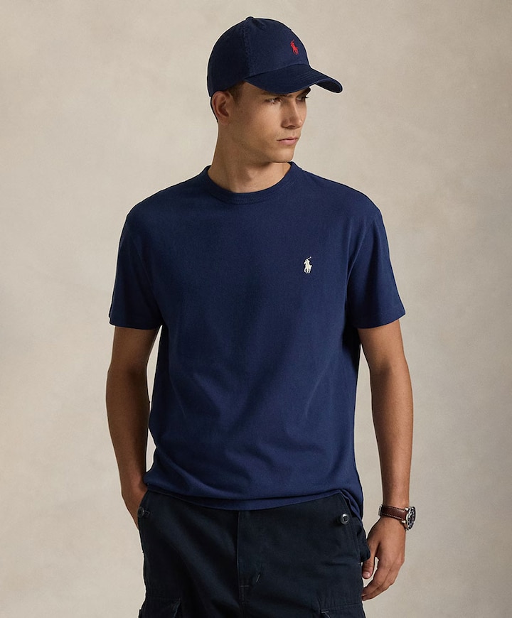 Heren T-shirt blauw