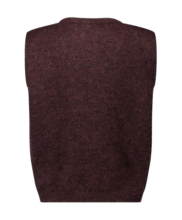 Dames gilet bruin