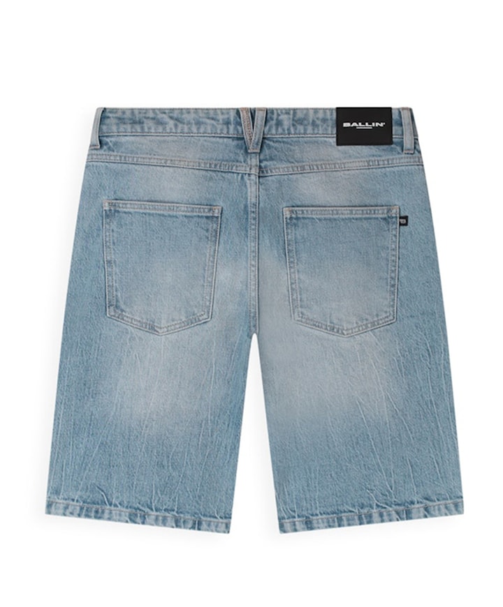 The Kyle Loose Fit jongens korte broek blauw