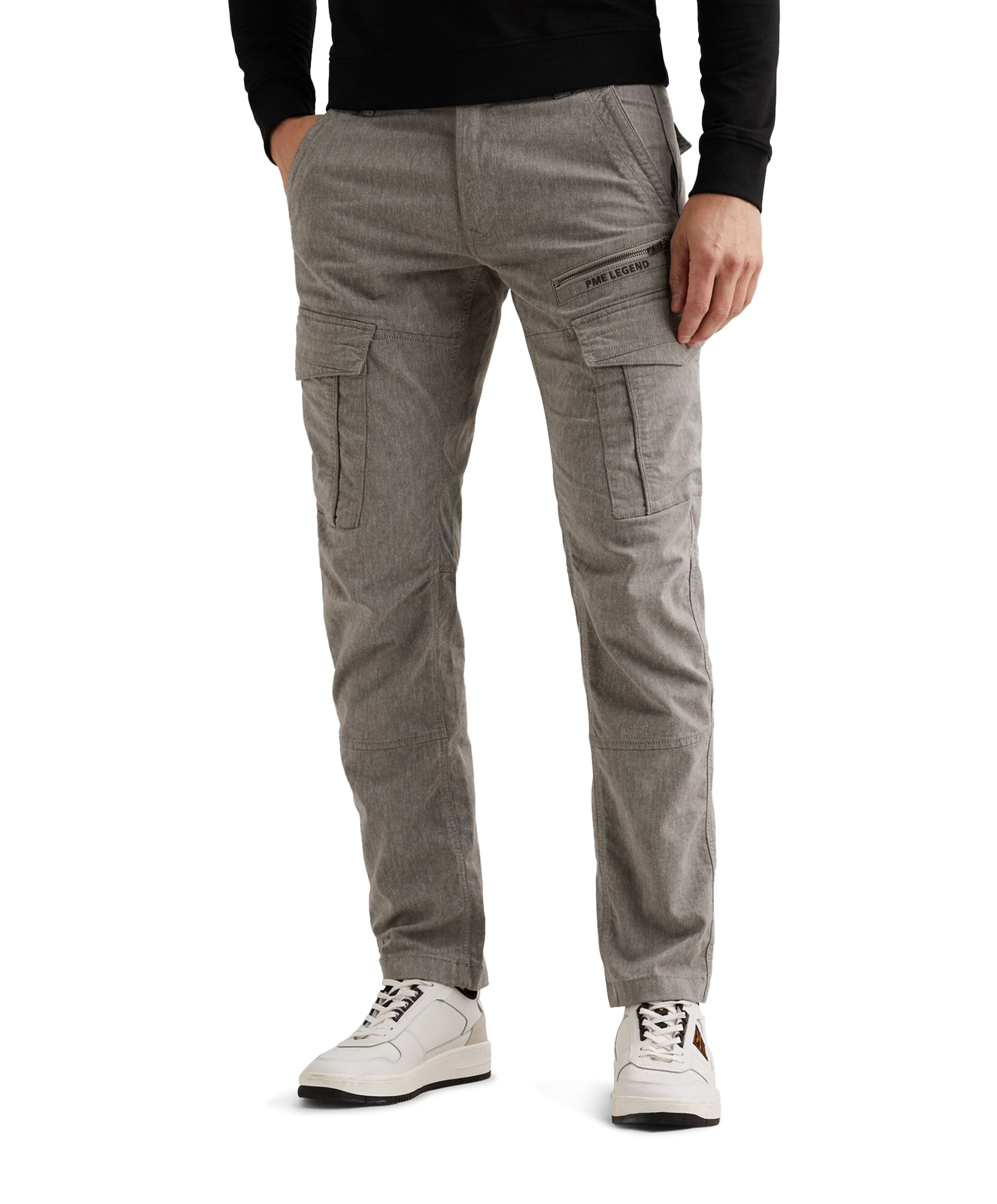 NORDROP CARGO 3.0 GREY INDIGO WEFT heren broek grijs