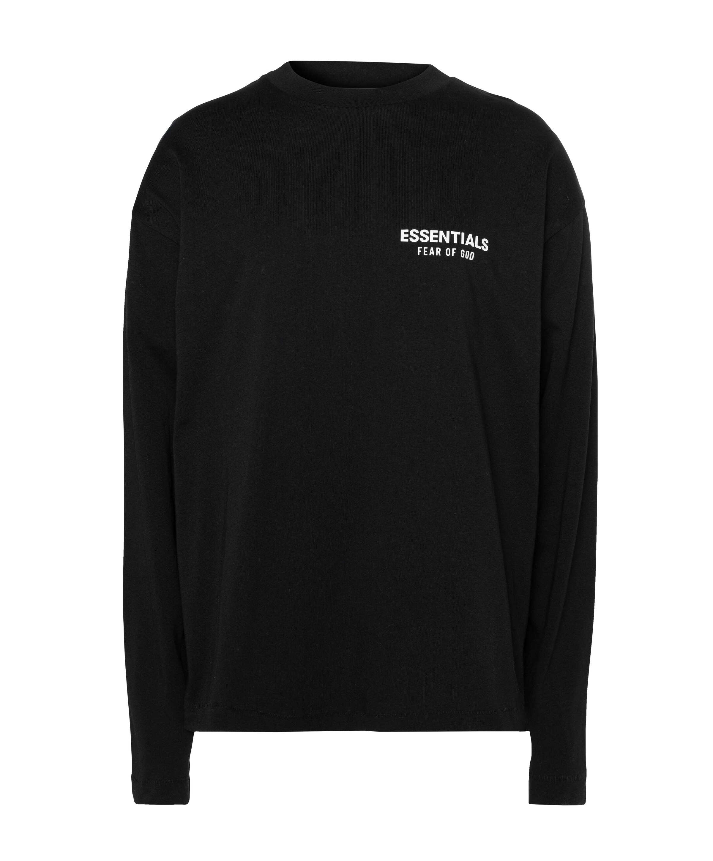 Heren longsleeve zwart