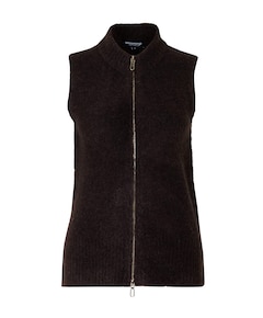 Dames gilet bruin