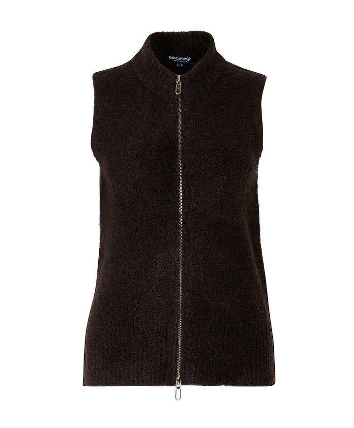 Dames gilet bruin