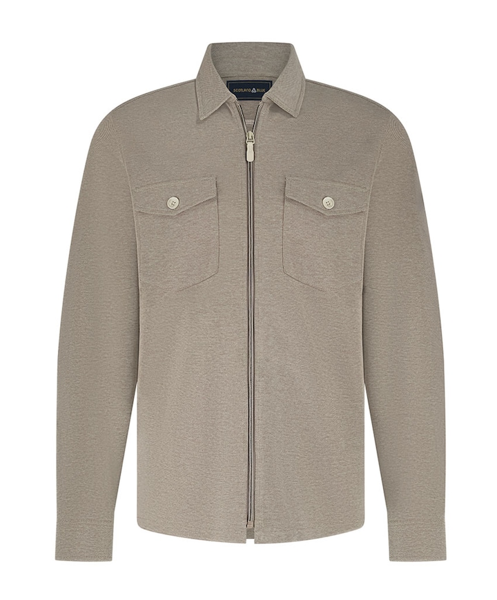 Heren overshirt bruin