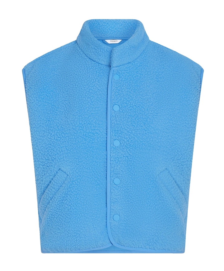 Dames gilet blauw