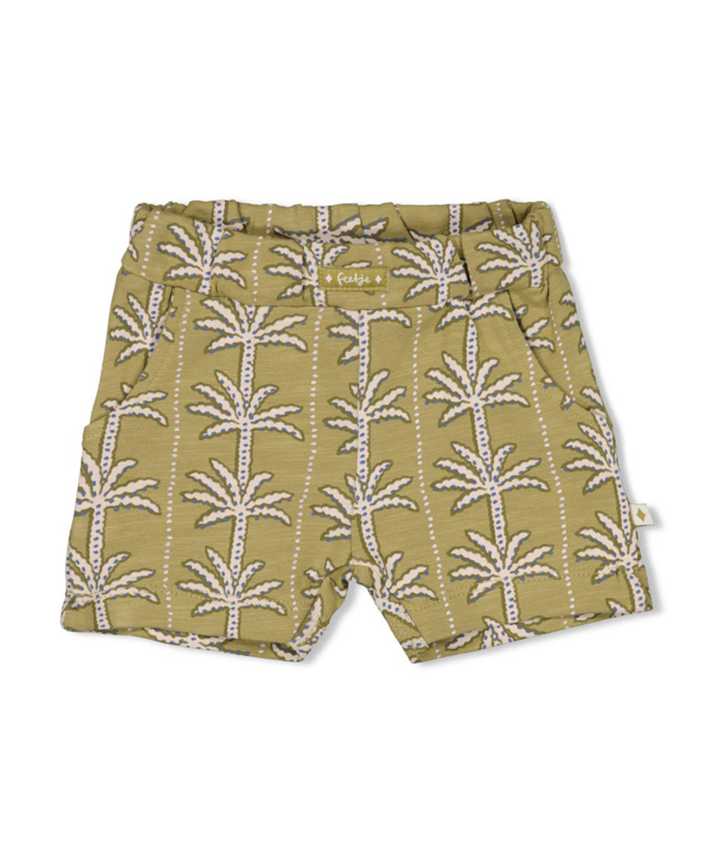 AOP meisjes korte broek groen