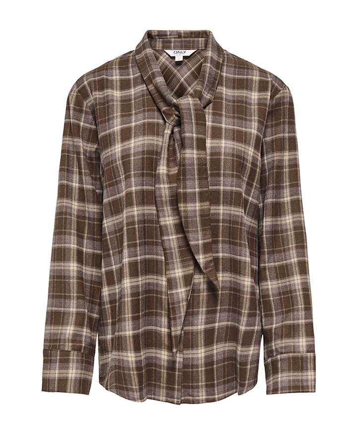 Dames blouse bruin