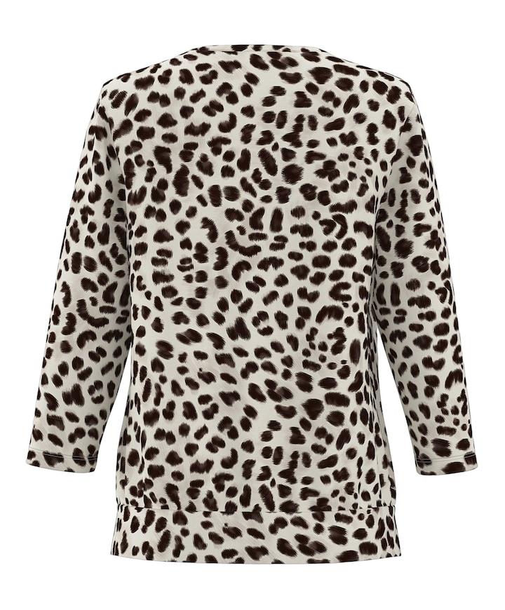 Dames longsleeve beige