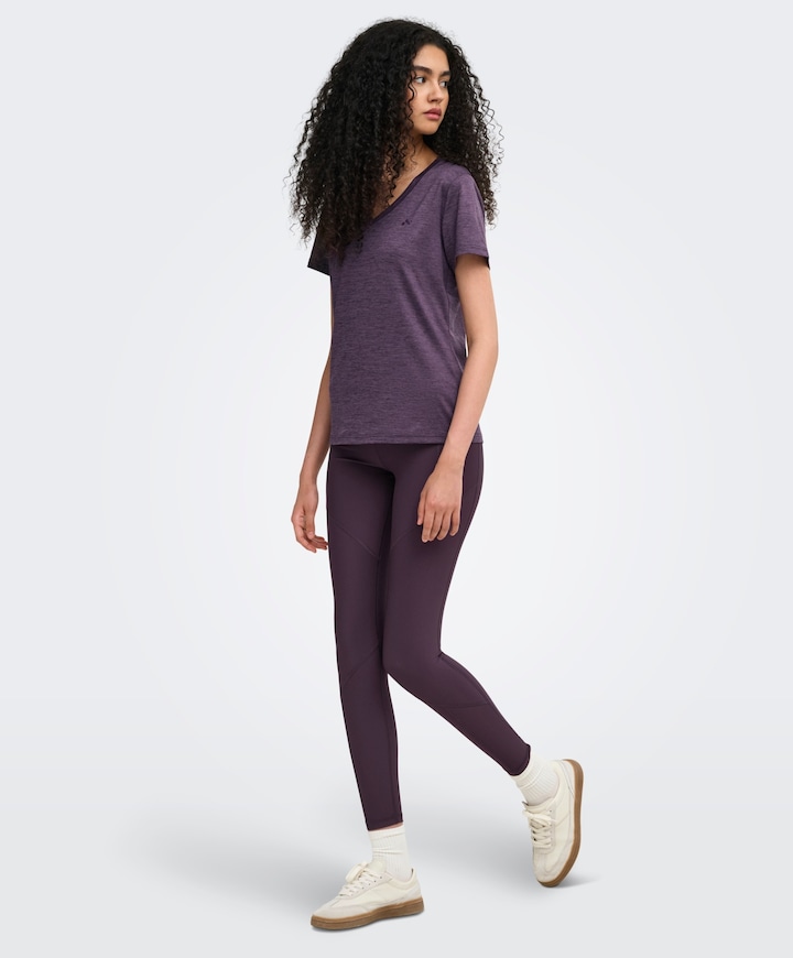 ONPJANA HW TRAINING dames tights paars