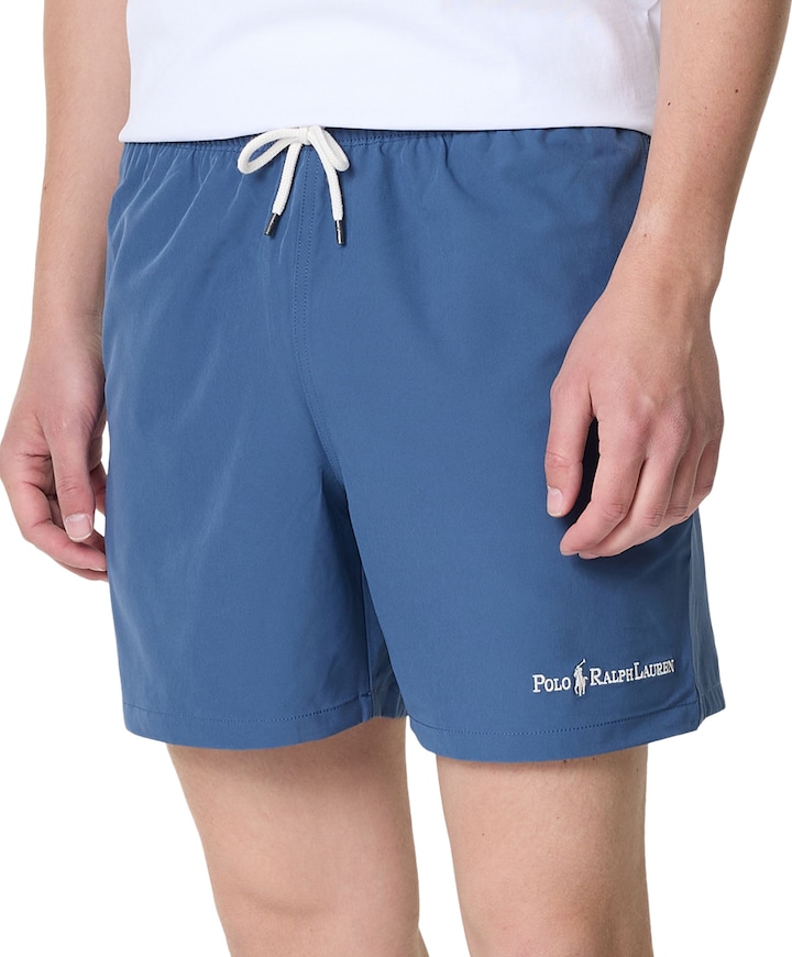 Woven Swim Bottom heren zwembroek blauw