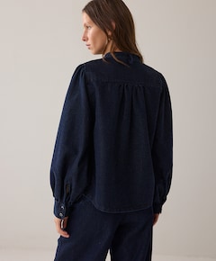 Dames blouse blauw
