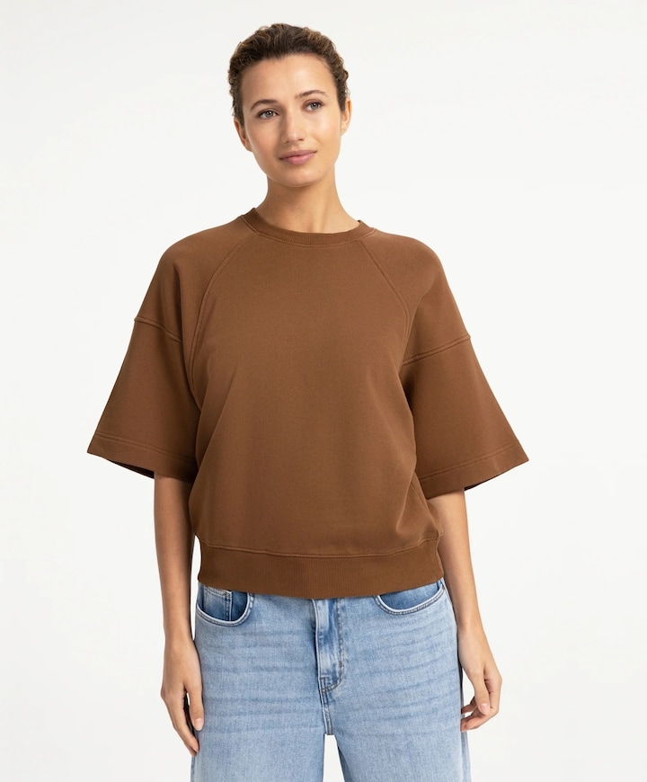 Dames sweater bruin
