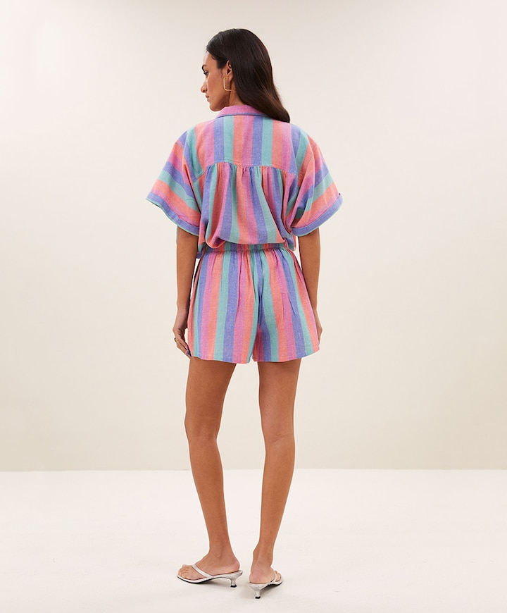 Dames blouse multicolor