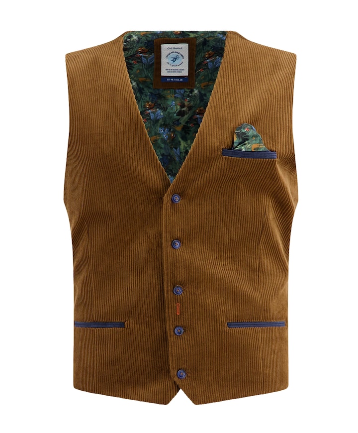 Heren gilet bruin