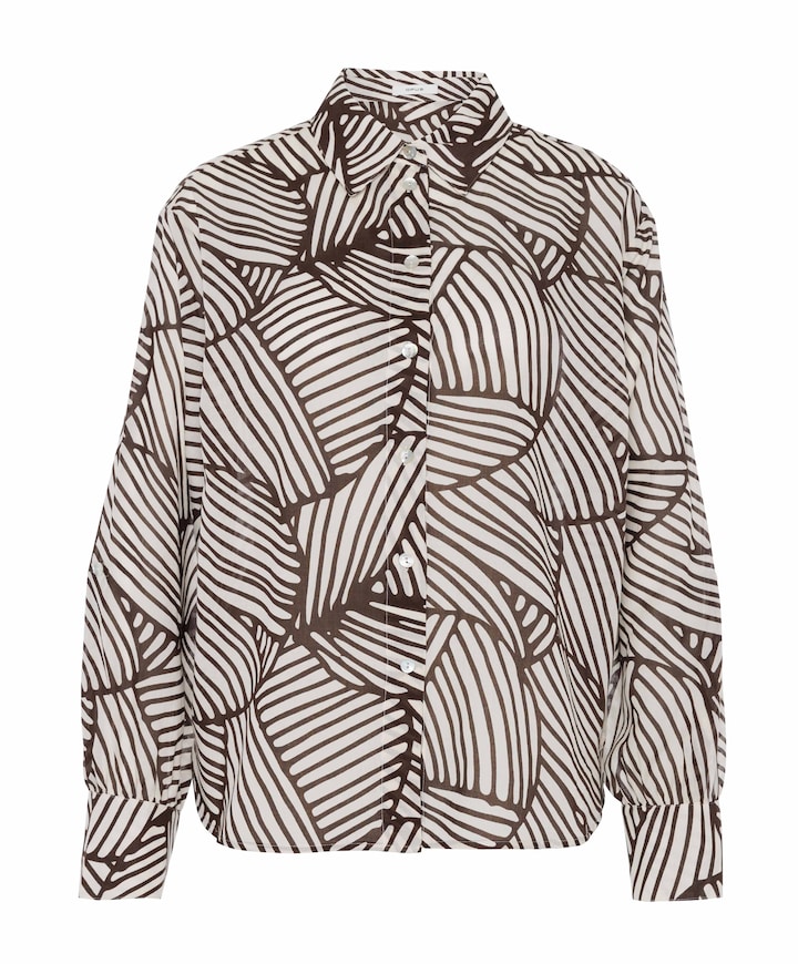 Dames blouse bruin
