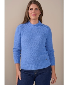 Dames trui blauw