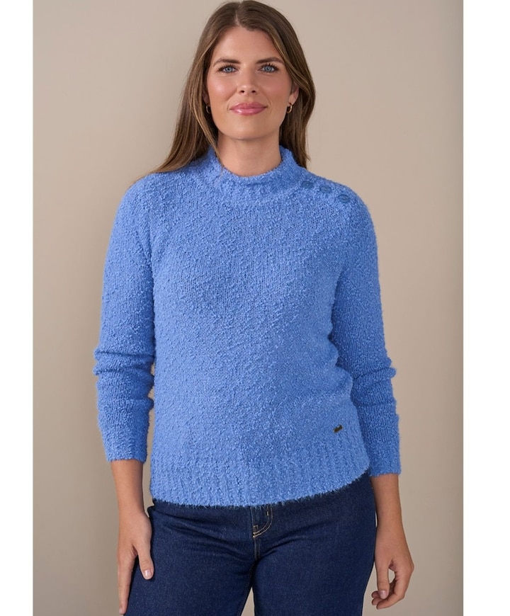 Dames trui blauw
