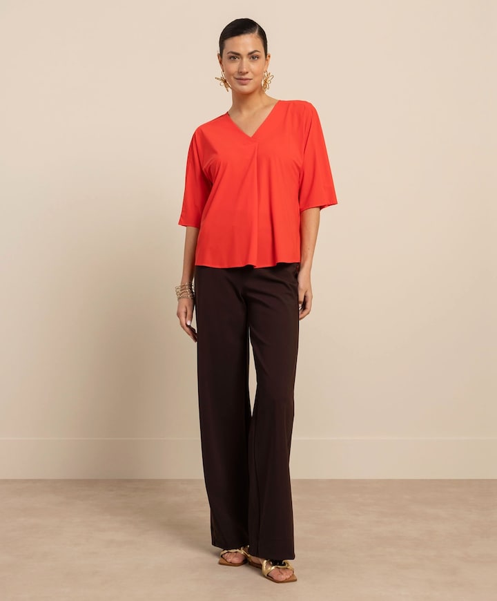 Dames T-shirt rood