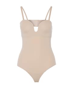 Dames shapewear body beige