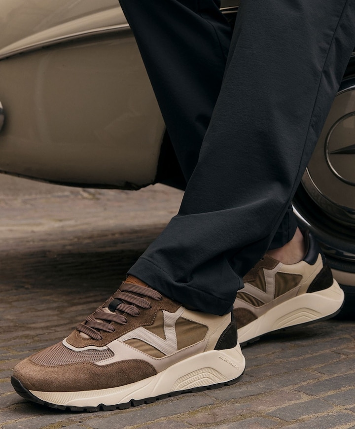 Owen Cody heren sneakers bruin