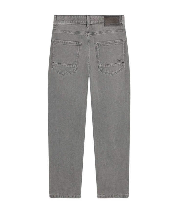 Baggy Straight Fit jongens jeans grijs