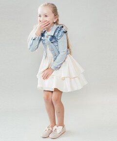 Meisjes spijkerjas blauw