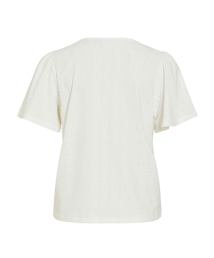 Dames top ecru
