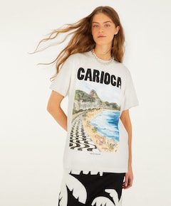 Dames T-shirt ecru