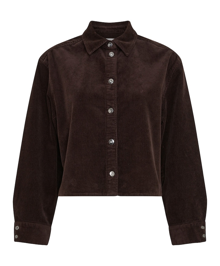 Dames blouse bruin