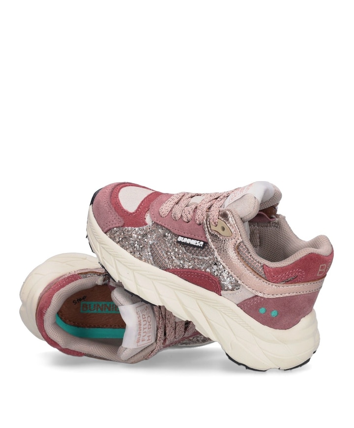 Reza Rush meisjes sneakers bordeaux