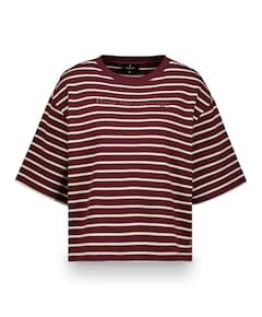 Dames T-shirt bordeaux