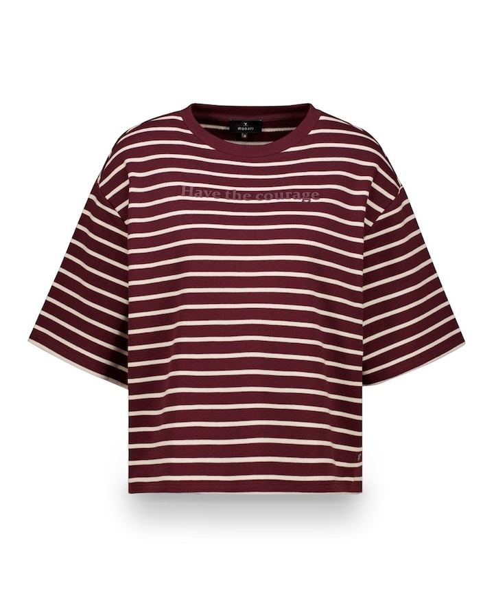 Dames T-shirt bordeaux