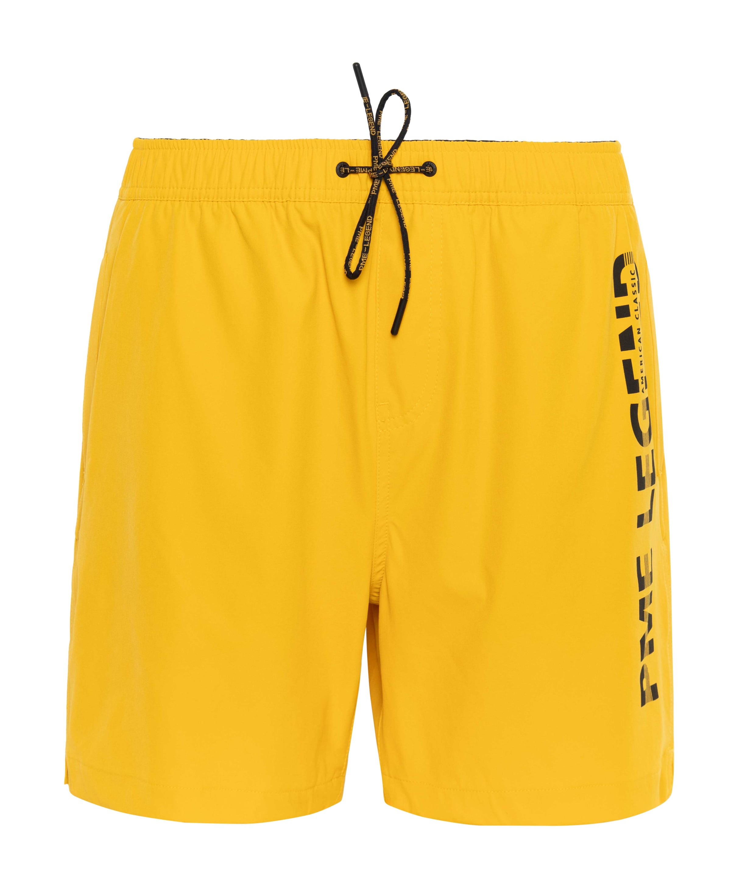 AIRFRAME SWIMSHORTS BIG LOGO PRINT heren zwembroek geel