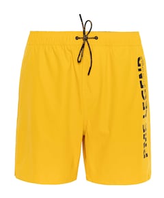 AIRFRAME SWIMSHORTS BIG LOGO PRINT heren zwembroek geel