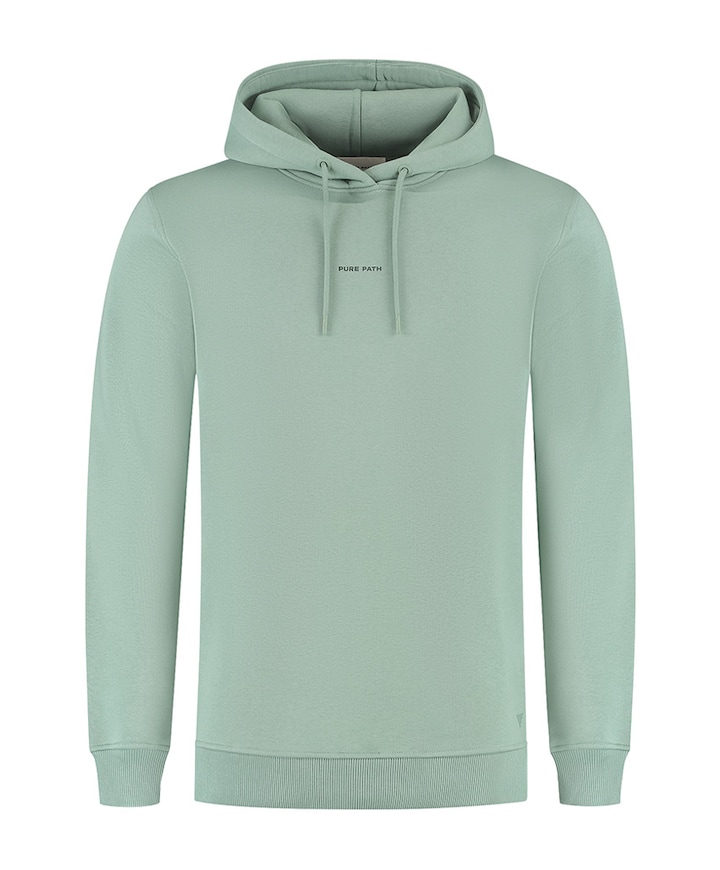Heren hoodie groen