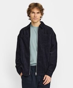 Heren overshirt blauw