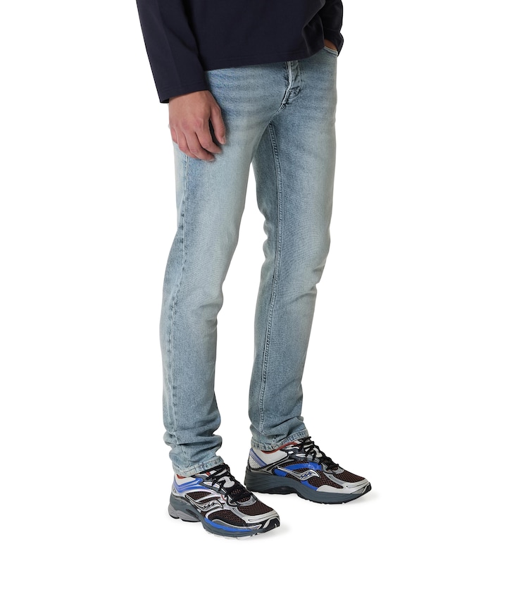 The Ryan Slim Fit Jeans heren jeans blauw