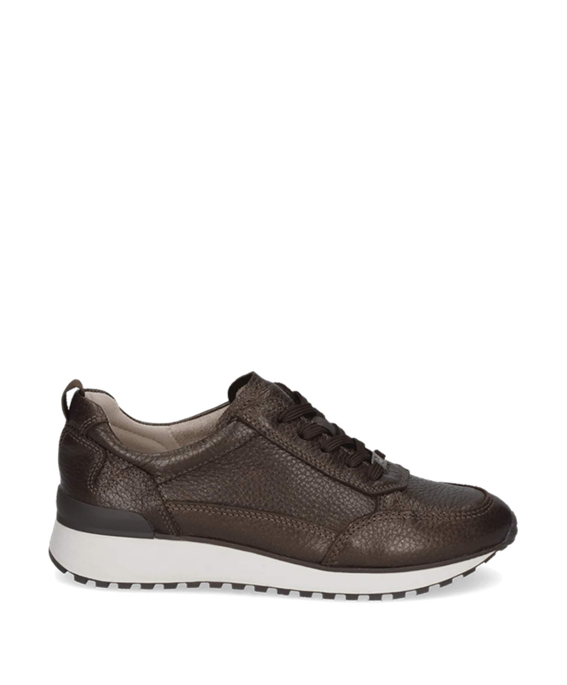 Lace-up dames sneakers bruin
