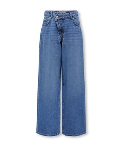 KOGHOPE MW WIDE UNEVEN CLOS DNM PIM meisjes jeans blauw