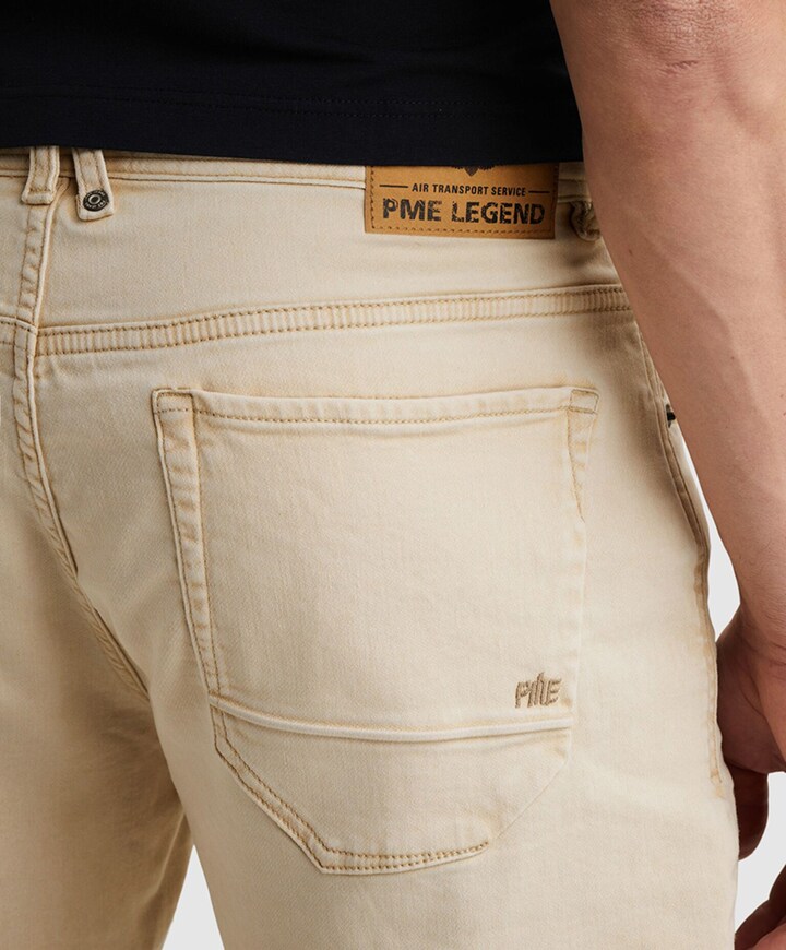 WINGLOAD SHORTS LIGHT WASHED SWEAT heren korte broek beige