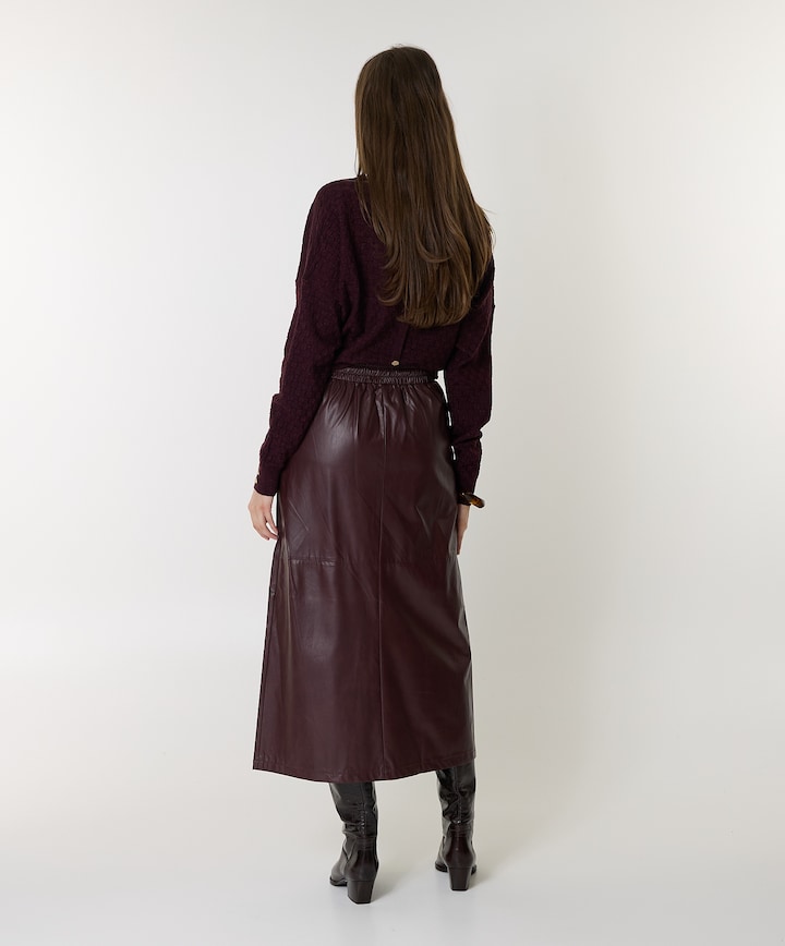 Dames rok bordeaux