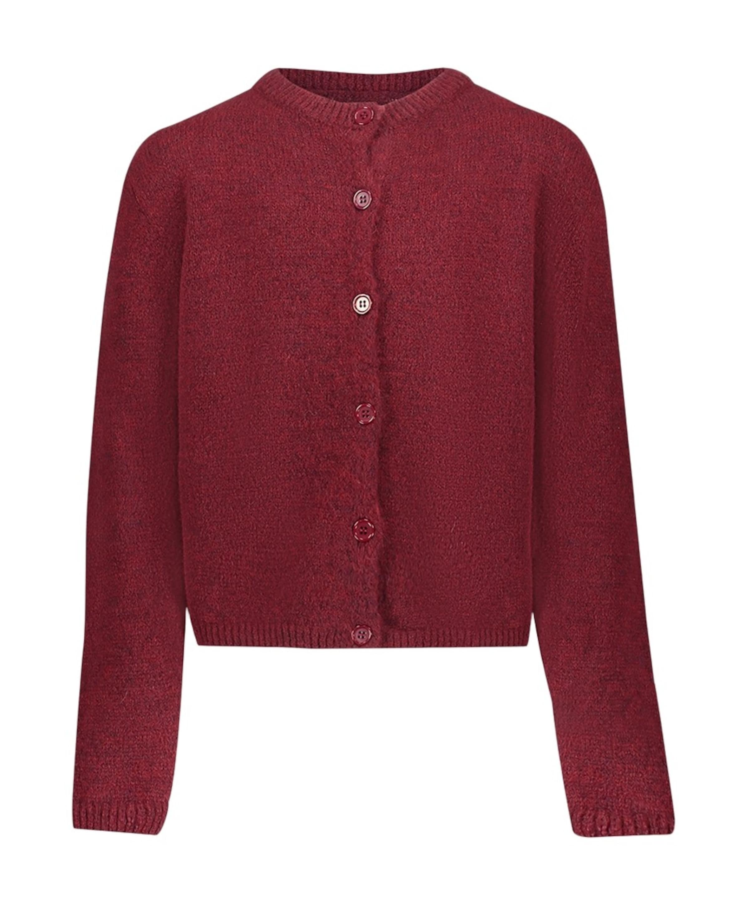 Meisjes vest bordeaux