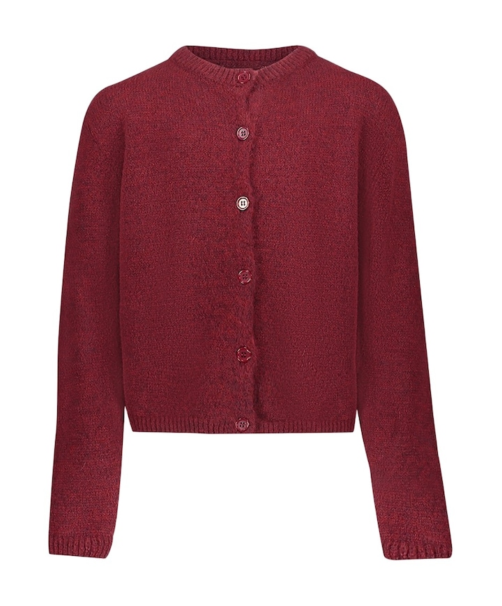 Meisjes vest bordeaux
