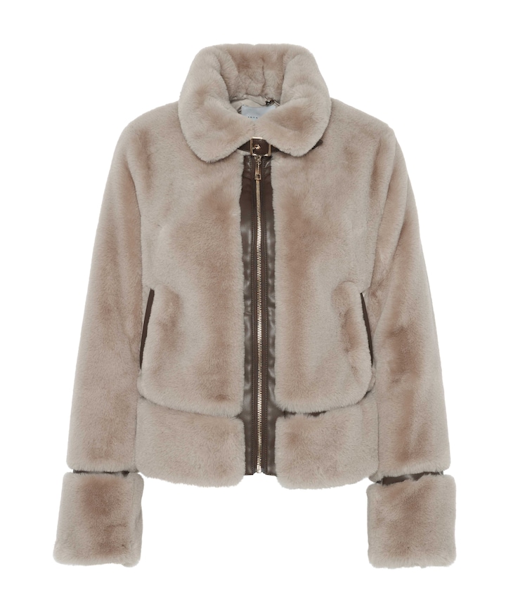 Dames jas beige